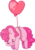 Size: 2044x2908 | Tagged: safe, artist:cutepencilcase, pinkie pie, earth pony, pony, g4, balloon, cute, diapinkes, female, floating, heart, heart balloon, heart eyes, high res, mare, missing cutie mark, smiling, solo, then watch her balloons lift her up to the sky, wingding eyes