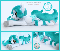 Size: 2500x2116 | Tagged: safe, artist:lioncubcreations, oc, oc:achrylica bass, pegasus, pony, female, high res, irl, mare, photo, plushie, prone, solo
