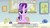 Size: 802x450 | Tagged: safe, edit, edited screencap, screencap, starlight glimmer, pony, unicorn, g4, interseason shorts, starlight the hypnotist, bronybait, caption, cute, female, glimmerbetes, hair flip, hair over one eye, image macro, impact font, mare, sitting, smiling, text