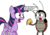 Size: 1897x1325 | Tagged: safe, artist:eagc7, twilight sparkle, alicorn, insect, ladybug, pony, g4, starlight the hypnotist, spoiler:interseason shorts, a bug's life, coccinellidaephobia, comic, crossover, dialogue, disney, fear, female, food, francis, male, mare, phobia, pixar, quesadilla, scared, simple background, terrified, text, they're just so cheesy, transparent background, twilight sparkle (alicorn)
