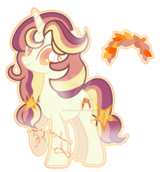 Size: 1024x1060 | Tagged: safe, artist:crystalraimbow, oc, oc only, oc:golden autumn, pony, unicorn, deviantart watermark, female, mare, obtrusive watermark, simple background, solo, transparent background, watermark