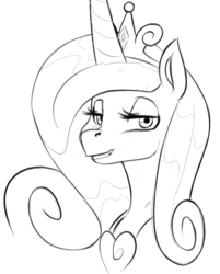 Size: 578x719 | Tagged: safe, anonymous artist, princess cadance, pony, g4, female, solo