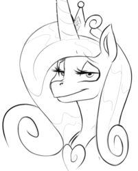 Size: 578x719 | Tagged: safe, anonymous artist, princess cadance, pony, g4, female, solo