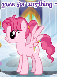 Size: 313x421 | Tagged: safe, gameloft, bifröst, pegasus, pony, g4, background pony, female, friendship student, mare, meme, nose wrinkle, out of context, scrunchy face, solo, wow! glimmer