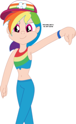 Size: 3500x5645 | Tagged: safe, artist:michaelsety, rainbow dash, equestria girls, g4, my little pony equestria girls: better together, armpits, human coloration