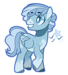 Size: 1369x1513 | Tagged: safe, artist:jxst-alexa, oc, oc only, pegasus, pony, folded wings, male, offspring, parent:night glider, parent:party favor, parents:partyglider, simple background, smiling, solo, stallion, transparent background, white outline