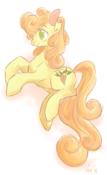 Size: 900x1467 | Tagged: safe, artist:laceymod, carrot top, golden harvest, earth pony, pony, g4, colored pupils, cute, cutie top, female, mare, simple background, solo, white background
