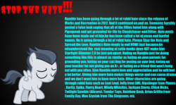 Size: 1560x929 | Tagged: safe, artist:jawsandgumballfan24, rumble, pegasus, pony, g4, marks and recreation, bait, colt, downvote bait, drama, foal, grammar error, male, misspelling, op is a duck, sad, solo