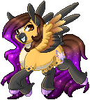 Size: 129x144 | Tagged: safe, artist:ak4neh, oc, oc only, oc:midnight daydream, pegasus, pony, animated, female, gif, mare, pixel art, simple background, solo, transparent background