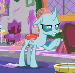 Size: 787x762 | Tagged: safe, screencap, ocellus, changedling, changeling, g4, the hearth's warming club, angry, cropped, female, solo