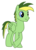 Size: 997x1368 | Tagged: safe, artist:didgereethebrony, oc, oc only, oc:didgeree, pegasus, pony, blue eyes, colored lineart, crossed hooves, folded wings, green coat, male, reupload, simple background, smiling, solo, spiky mane, spiky tail, stallion, standing, transparent background, two toned mane, two toned tail, updated, updated design, vector, wings