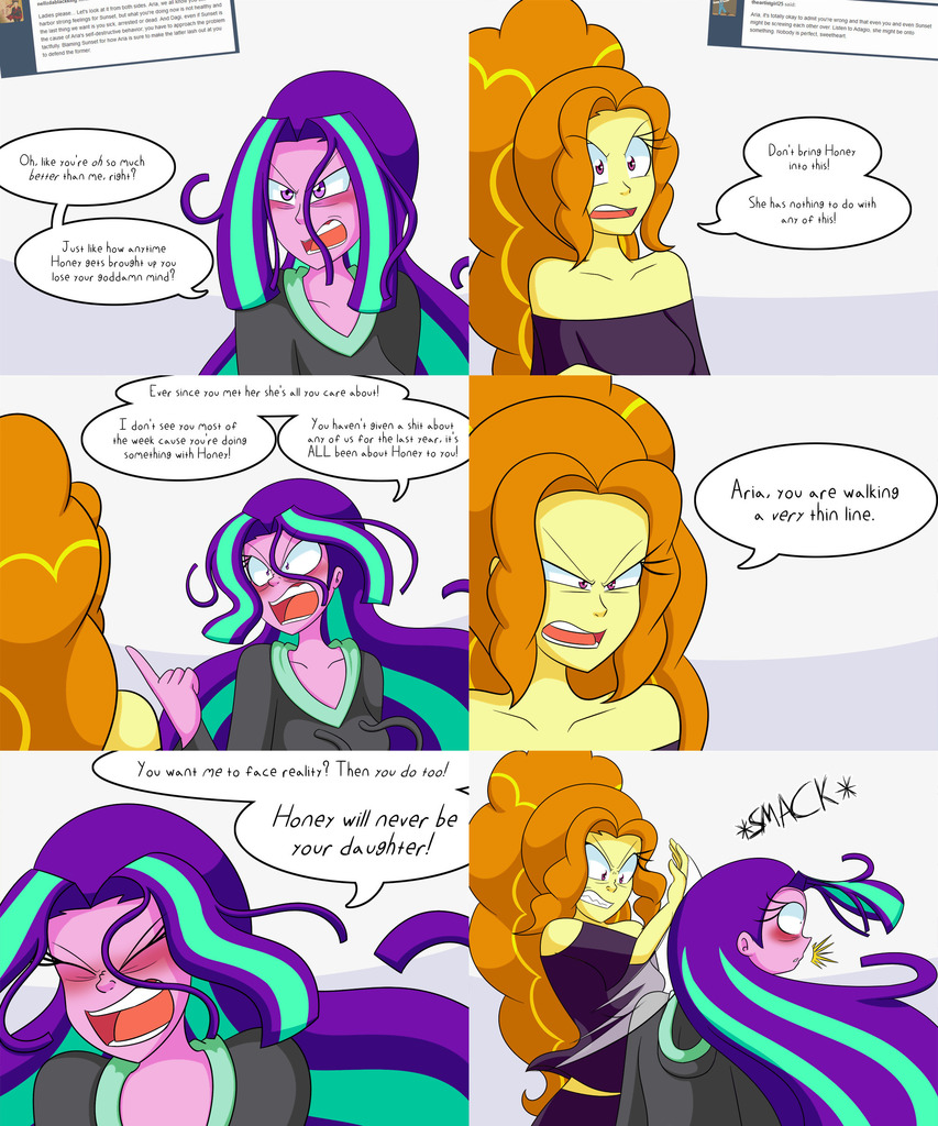 Safe Artist Jake Heritagu Adagio Dazzle Aria Blaze Comic