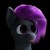 Size: 3072x3072 | Tagged: safe, artist:foxidro, pony, 3d, adoracreepy, blender, blender cycles, bust, creepy, cute, hair, high res, mlem, purple eyes, purple hair, silly, solo, tongue out