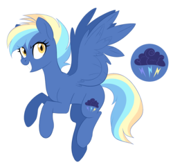 Size: 1600x1544 | Tagged: safe, artist:darlyjay, oc, oc only, oc:west rain, pegasus, pony, female, mare, offspring, parent:rainbow dash, parent:soarin', parents:soarindash, simple background, solo, transparent background