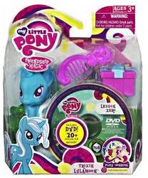 Size: 259x312 | Tagged: safe, trixie, pony, g4, alternate hairstyle, dvd, female, irl, mare, photo, toy