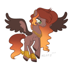 Size: 1280x1171 | Tagged: safe, artist:mintoria, oc, oc only, oc:autumn sunlight, pegasus, pony, base used, female, mare, simple background, solo, transparent background