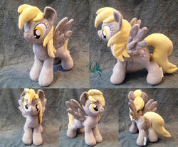 Size: 1280x1059 | Tagged: safe, artist:fire-topaz, derpy hooves, pony, g4, cute, derpabetes, irl, photo, plushie, solo