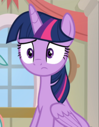 Size: 686x886 | Tagged: safe, screencap, twilight sparkle, alicorn, pony, g4, my little pony: friendship is magic, the end in friend, cropped, female, sitting, solo, twilight sparkle (alicorn)