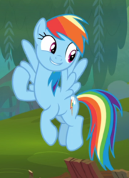 Size: 443x612 | Tagged: safe, screencap, rainbow dash, pegasus, pony, g4, the end in friend, cropped, cute, female, flying, smiling, solo