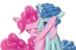 Size: 1024x683 | Tagged: safe, artist:billyggruff, party favor, pinkie pie, pony, g4, female, male, ship:partypie, shipping, straight