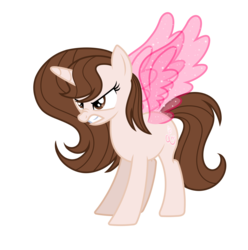 Size: 7168x7236 | Tagged: safe, artist:dashblitzfan4ever, oc, oc only, oc:lynnie notes, alicorn, pony, absurd resolution, colored wings, female, mare, simple background, solo, transparent background