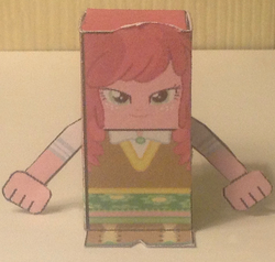 Size: 1272x1209 | Tagged: safe, artist:grapefruitface1, cheerilee, equestria girls, g4, craft, irl, papercraft, photo, photography, solo, toy, toy a day