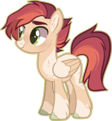 Size: 821x887 | Tagged: safe, artist:pandemiamichi, oc, oc only, pegasus, pony, male, simple background, solo, stallion, transparent background