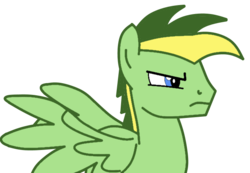 Size: 642x443 | Tagged: safe, artist:didgereethebrony, oc, oc only, oc:didgeree, pegasus, pony, grumpy, simple background, solo, transparent background