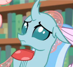 Size: 1026x939 | Tagged: safe, screencap, ocellus, silverstream, changedling, changeling, g4, what lies beneath, cropped, cute, daaaaaaaaaaaw, diaocelles, female, looking up, solo focus