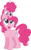 Size: 5830x9500 | Tagged: safe, artist:ace play, idw, pinkie pie, earth pony, pony, g4, my little pony: idw 20/20, spoiler:comic, absurd resolution, cute, diapinkes, duo, female, filly, filly pinkie pie, idw showified, looking at each other, mare, open mouth, self ponidox, show accurate, simple background, sitting on head, time paradox, transparent background, vector, younger