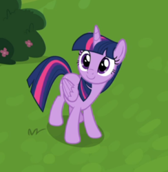 Size: 511x523 | Tagged: safe, screencap, twilight sparkle, alicorn, pony, father knows beast, g4, cropped, cute, female, smiling, twilight sparkle (alicorn)