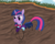 Size: 2000x1600 | Tagged: safe, artist:amateur-draw, twilight sparkle, pony, unicorn, g4, bog, bowtie, clothes, clothing damage, female, mare, messy, mud, mud fetish, muddy, muddy hooves, school uniform, sinking, solo, story included, unicorn twilight, wet and messy