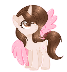Size: 2445x2620 | Tagged: safe, artist:dashblitzfan4ever, oc, oc only, oc:lynnie notes, alicorn, pony, colored wings, female, high res, mare, simple background, solo, transparent background