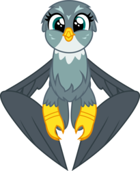 Size: 886x1080 | Tagged: safe, artist:iknowpony, gabby, griffon, g4, .svg available, female, flying, looking at you, simple background, solo, transparent background, vector