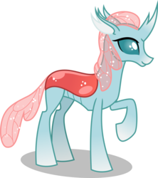 Size: 3500x3941 | Tagged: safe, artist:aeonkrow, ocellus, changedling, changeling, g4, adult, adult ocellus, female, high res, older, older ocellus, raised hoof, simple background, solo, standing, transparent background, vector