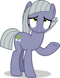 Size: 3319x4354 | Tagged: safe, artist:tomfraggle, limestone pie, earth pony, pony, g4, the maud couple, female, high res, mare, questioning, raised hoof, simple background, solo, transparent background, underhoof, vector