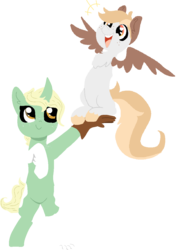 Size: 894x1197 | Tagged: safe, artist:nootaz, oc, oc:lucky suzie, oc:wings, pony