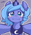 Size: 944x1038 | Tagged: safe, artist:ende26, edit, princess luna, alicorn, pony, g4, blushing, crying, cute, female, filly, hug, sad face, solo, weapons-grade cute, woona, younger