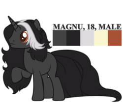 Size: 4292x3748 | Tagged: safe, artist:urpone, oc, oc only, oc:magnu, pony, unicorn, base used, reference sheet, solo, vector