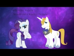 Size: 480x360 | Tagged: artist needed, safe, prince blueblood, rarity, pony, g4, female, male, ship:rariblood, shipping, straight