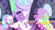 Size: 1280x720 | Tagged: safe, screencap, aloe, rarity, twilight sparkle, alicorn, pony, g4, rarity's biggest fan, alternate hairstyle, cucumber, food, mud mask, towel on head, trio, twilight sparkle (alicorn)