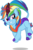 Size: 3325x5000 | Tagged: safe, artist:orin331, rainbow dash, kirin, g4, sounds of silence, absurd resolution, female, kirin rainbow dash, kirin-ified, leg fluff, simple background, solo, species swap, story in the comments, teeth, transparent background, updated