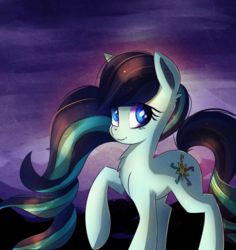 Size: 2677x2832 | Tagged: safe, artist:autumnvoyage, coloratura, earth pony, pony, g4, chest fluff, ear fluff, eye clipping through hair, female, high res, mare, rarabetes, solo