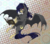 Size: 5096x4492 | Tagged: safe, artist:theglassaddiction, oc, oc only, oc:night down, bat pony, pony, absurd resolution, book, solo