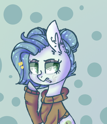 Size: 672x776 | Tagged: safe, artist:jxst-alexa, oc, oc only, oc:merry, earth pony, pony, clothes, female, mare, solo, sweater