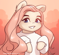 Size: 1516x1429 | Tagged: safe, artist:katputze, pony, cheek fluff, clothes, cute, ear fluff, female, ldshadowlady, mare, ponified, smiling, solo, youtuber