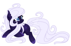 Size: 1600x1030 | Tagged: safe, artist:crystal-tranquility, oc, oc only, pegasus, pony, deviantart watermark, female, mare, obtrusive watermark, simple background, solo, transparent background, watermark