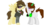 Size: 920x466 | Tagged: safe, artist:lolhooplacatz, oc, oc:deadlox, oc:sky (minecraft), pegasus, pony, unicorn, clothes, deadlox, headphones, jewelry, mcyt, minecraft, necklace, non-mlp oc, ponified, ponified oc, shirt, skydoesminecraft, skylox, team crafted, youtube