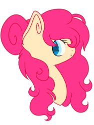 Size: 570x754 | Tagged: safe, artist:lalagirl144d, oc, oc only, pony, bust, female, mare, portrait, simple background, solo, transparent background