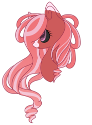 Size: 704x964 | Tagged: safe, artist:lalagirl144d, oc, oc only, pony, black sclera, bust, female, mare, portrait, simple background, solo, transparent background